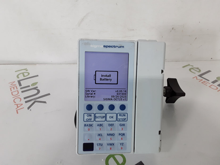 Baxter Sigma Spectrum 6.05.14 without Battery Infusion Pump