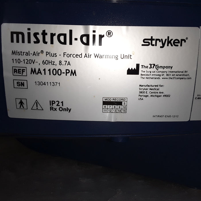 Stryker Mistral-Air Forced Air Warming System