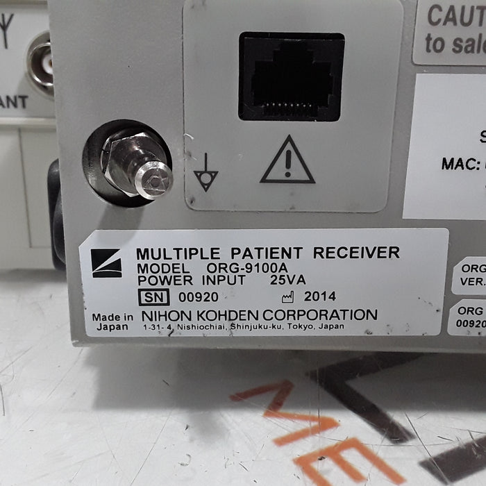Nihon Kohden ORG-9100A Multiple Patient Receiver