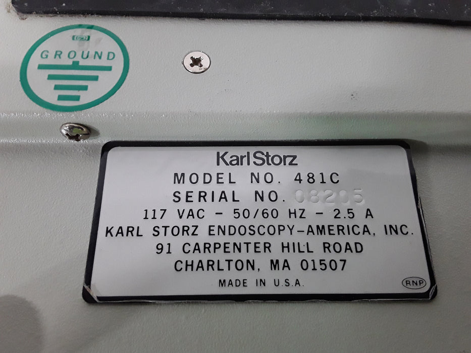 Karl Storz 481C Miniature Light Source
