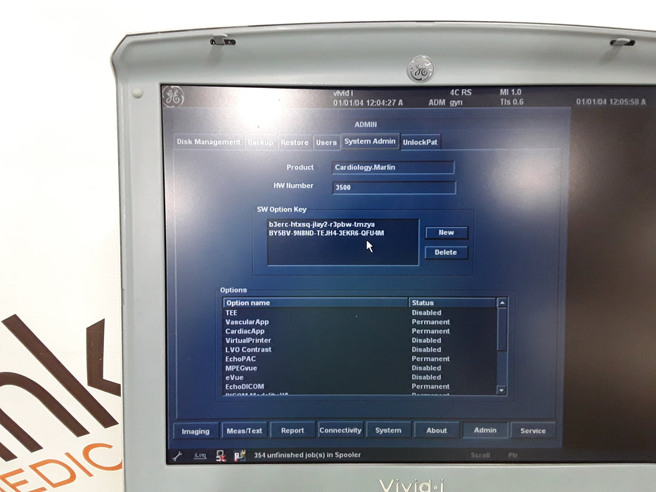 GE Healthcare Vivid i Portable Ultrasound