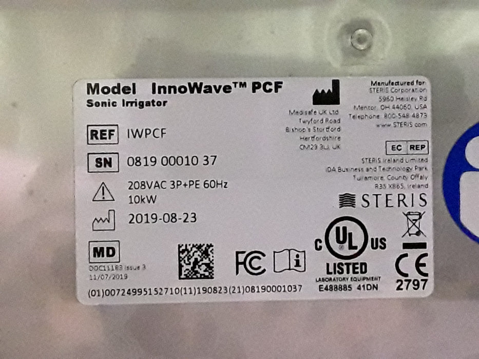 Steris InnoWave PCF Sonic Irrigator