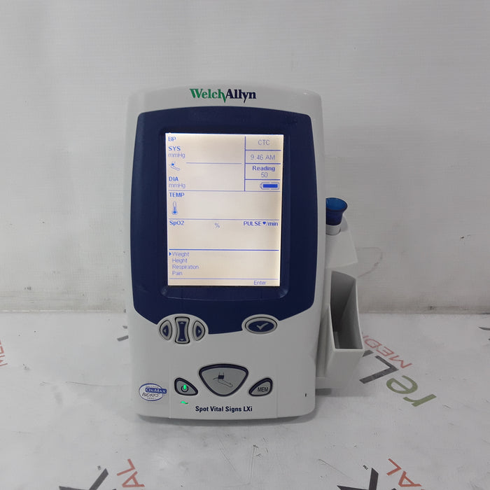 Welch Allyn Spot LXi - NIBP, SureTemp Plus, Nellcor SpO2 Vital Signs Monitor