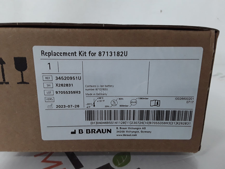 B. Braun 34520951U Replacement Kit