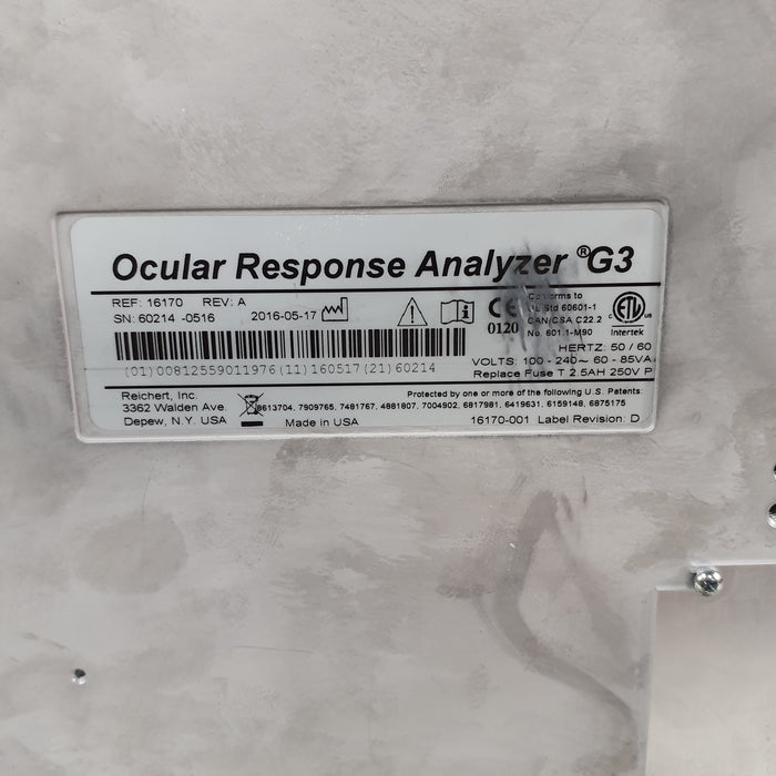 Reichert G3 Ocular Response Analyzer