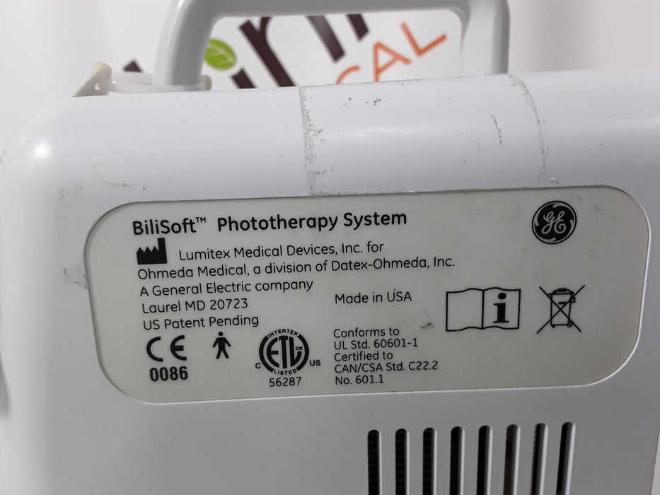 GE Healthcare M1091160 Bilisoft Phototherapy System W/ M1903119 Pad