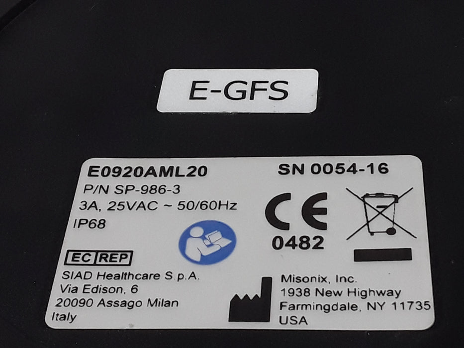 Misonix, Inc. E-Sogen-OR SonicOne O.R. System