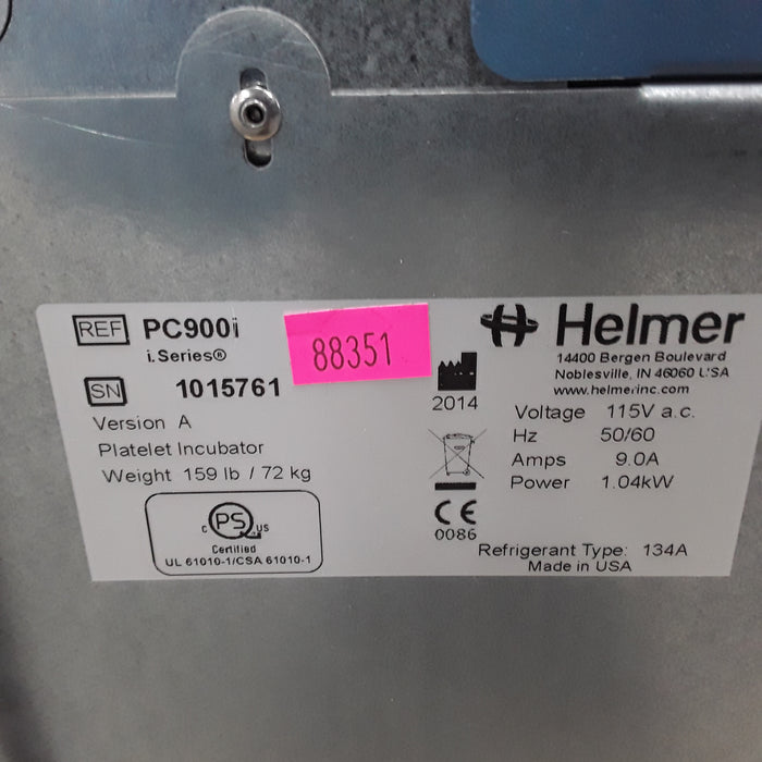 Helmer Inc PC900i Platelet Incubator