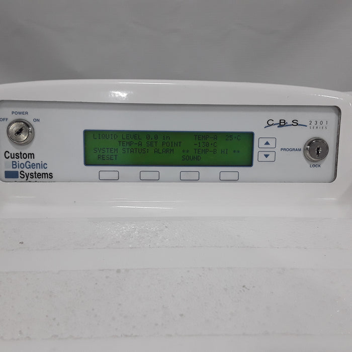 Custom BioGenic Systems V-1500 AB Isothermal Freezer w/ 2301 Controller