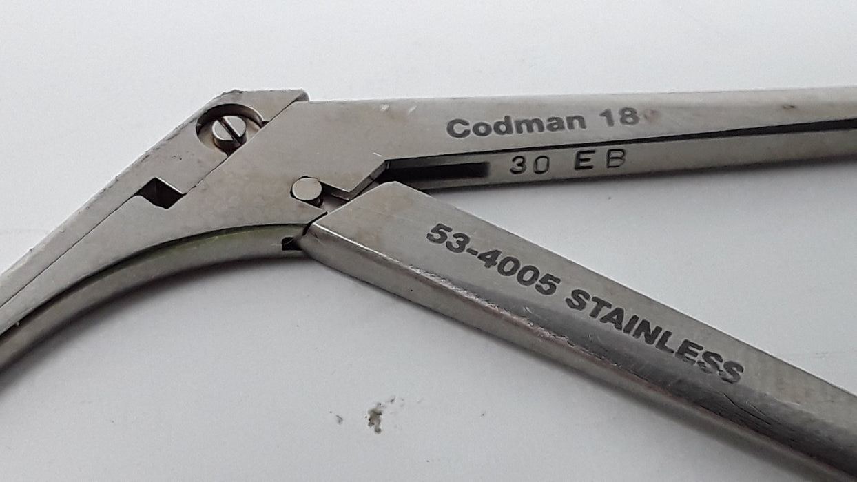 Codman 53-4005 Rhoton Micro Cup Forceps Straight 1.0mm