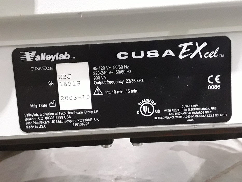 Valleylab CUSA EXcel Ultrasonic Surgical Aspirator