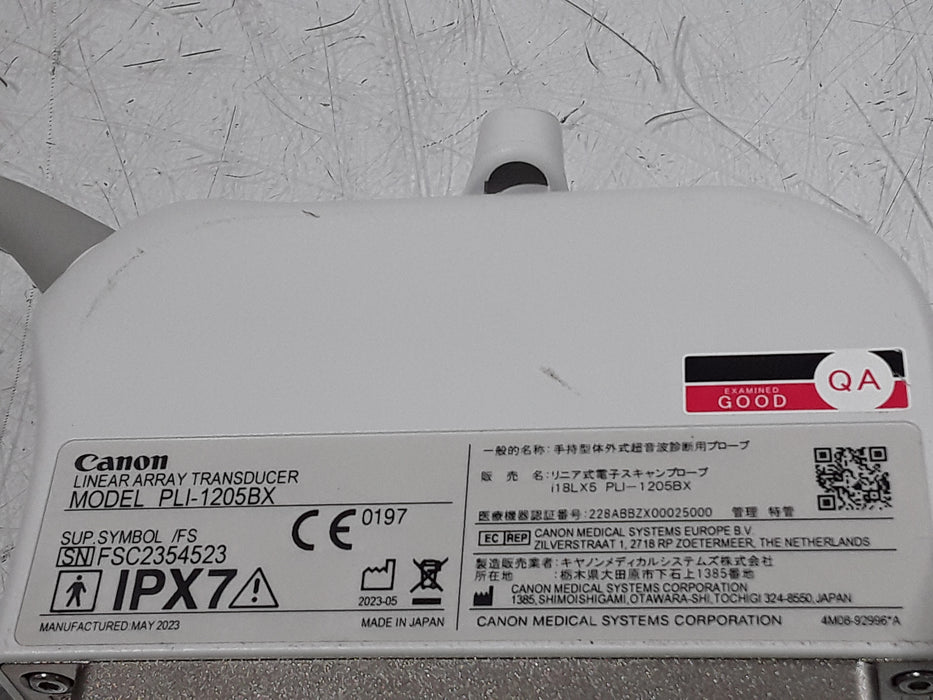 Toshiba PLI-1205BX Linear Array Transducer