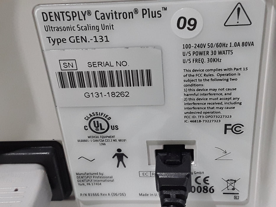 Dentsply Cavitron Plus GEN-131 Ultrasonic Scaler