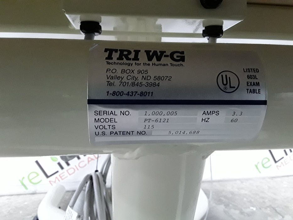 Tri W-G, Inc PT-6121 Tilt Table
