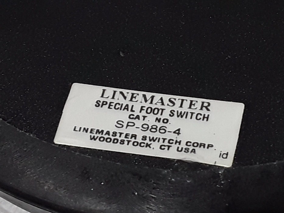 Linemaster Switch Corporation SP-986-4 Special Footswitch