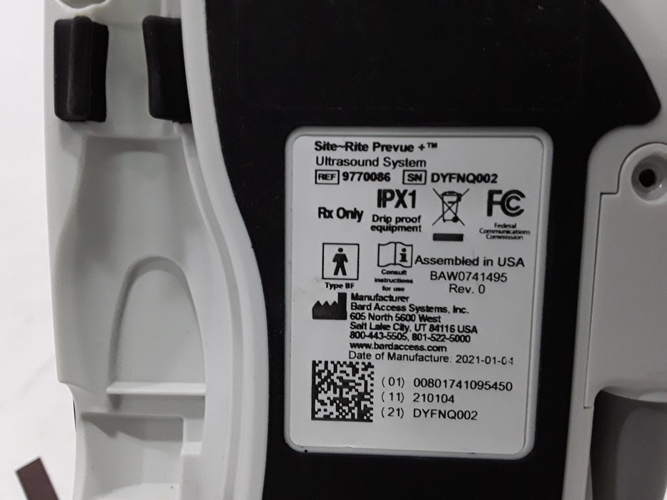 Bard Medical Bard Medical Site Rite Prevue+ Portable Ultrasound Ultrasound reLink Medical