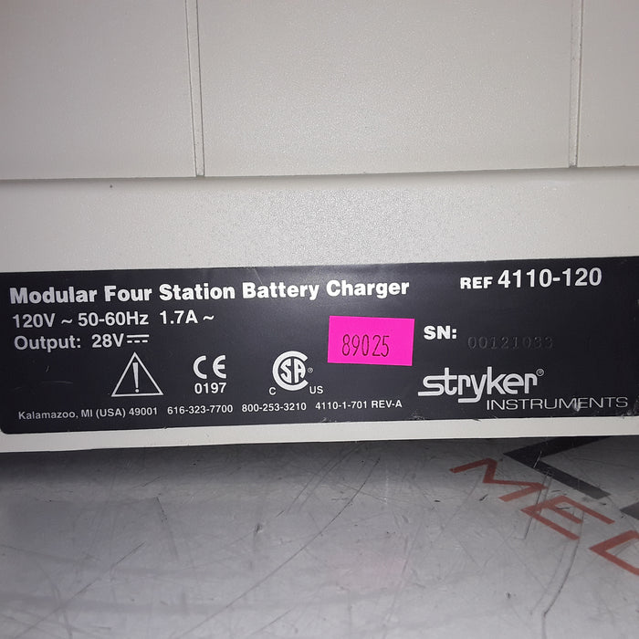 Stryker 4110-120 Four Station Battery Charger