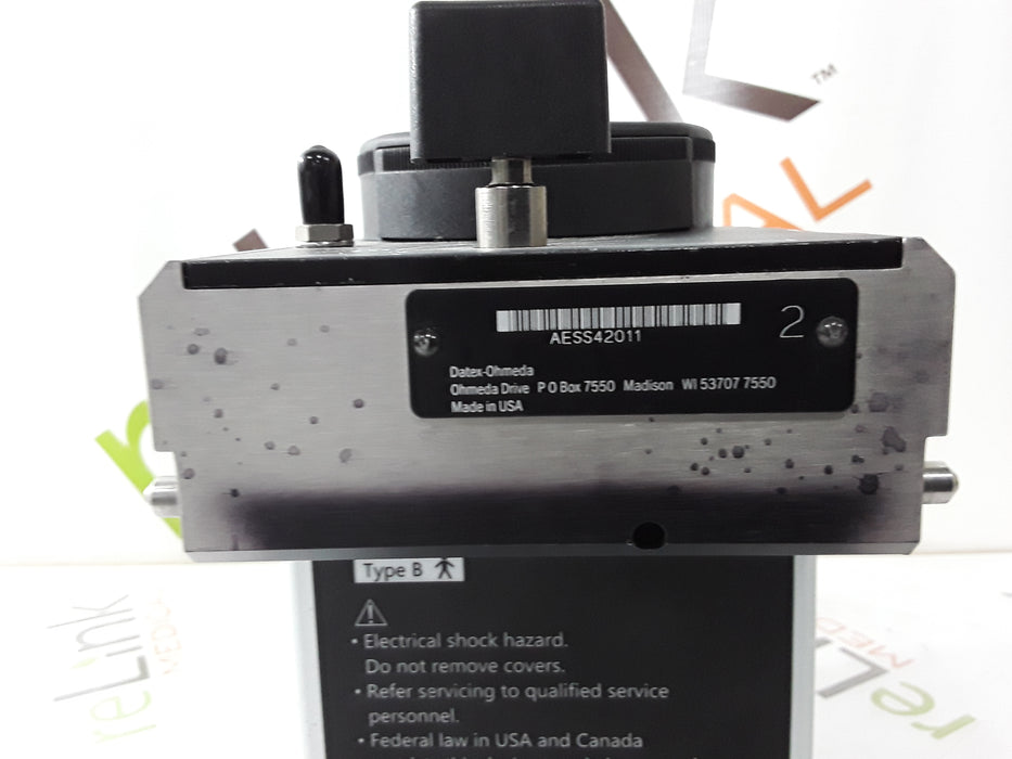 Datex-Ohmeda Tec 6 Plus Desflurane Vaporizer