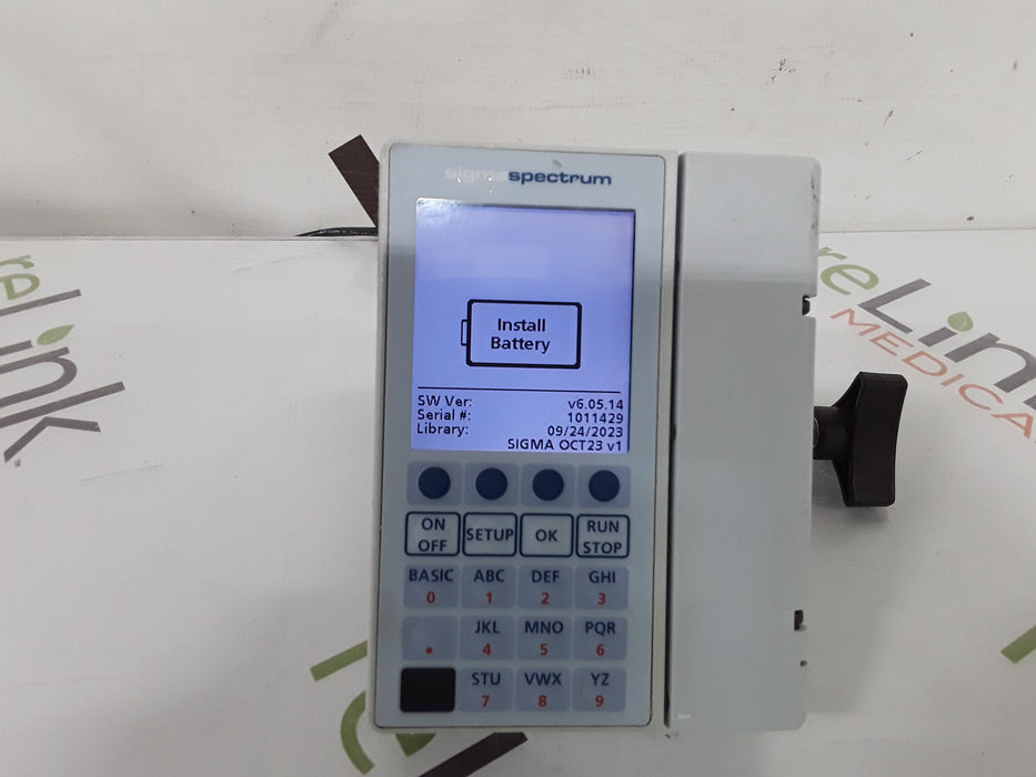 Baxter Sigma Spectrum 6.05.14 without Battery Infusion Pump