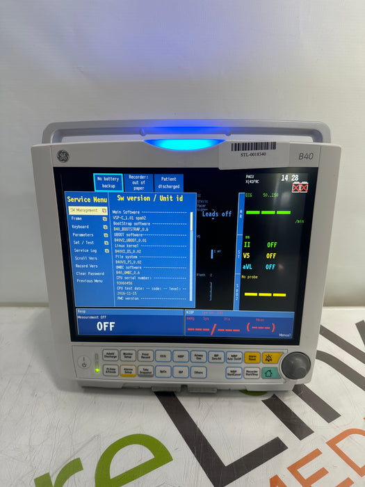 GE Healthcare B40 Patient Monitor