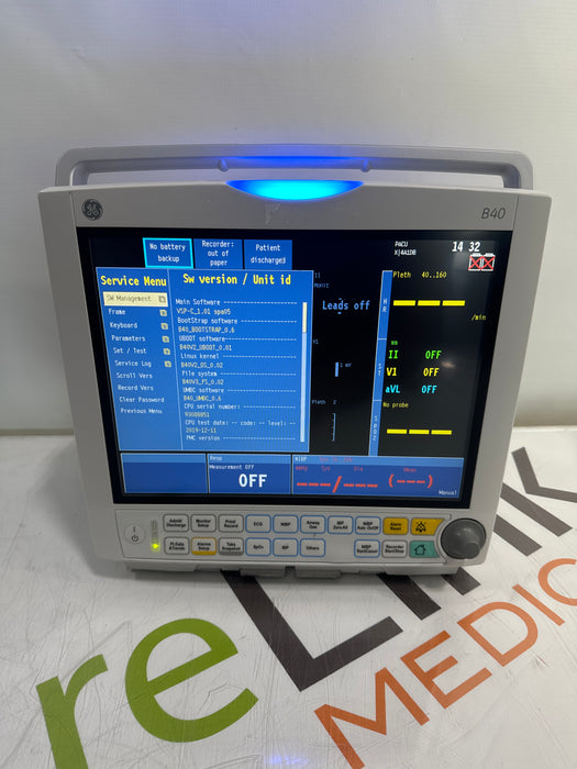 GE Healthcare B40 Patient Monitor