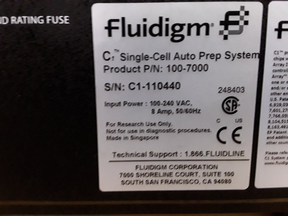 Fluidigm C1 Single-Cell Auto Prep System