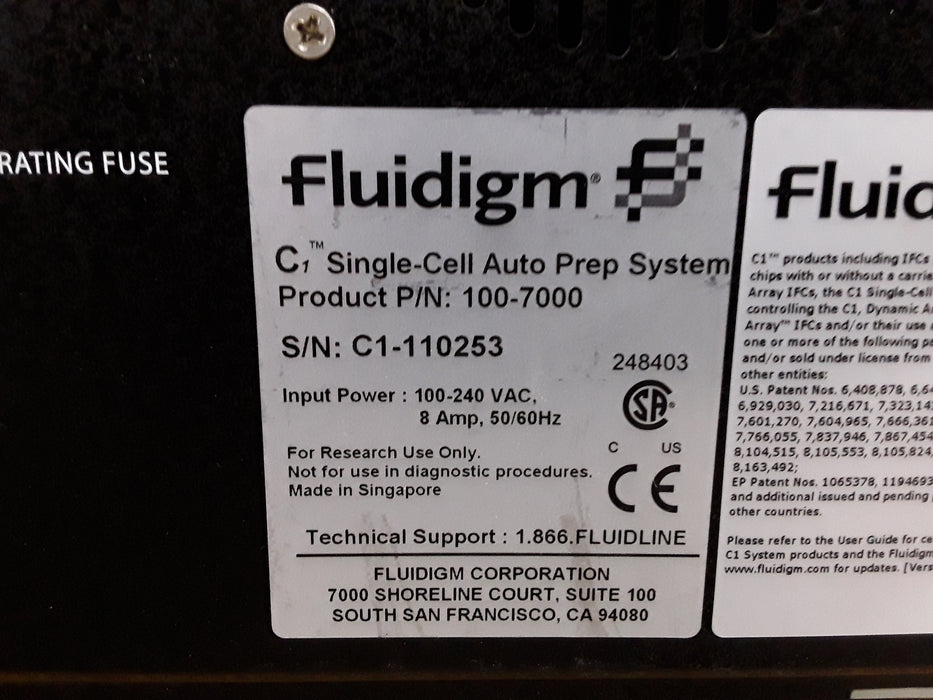 Fluidigm C1 Single-Cell Auto Prep System