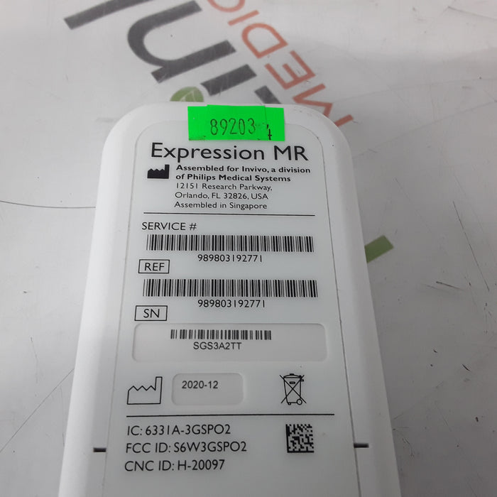 Philips Expression MRI SpO2  989803192771 Patient Module