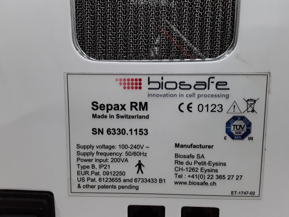 Biosafe Sepax RM Cell Preparation System