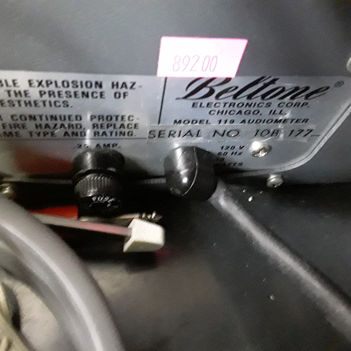 Beltone 119 Audiometer