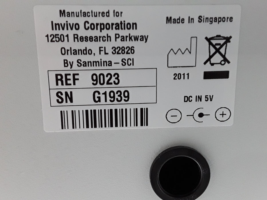 Invivo Research Inc 9023 Patient Module Battery Charger