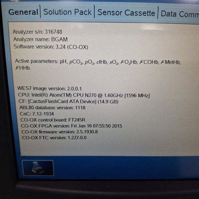 Radiometer Co-OX ABL80 Flex Blood Analyzer