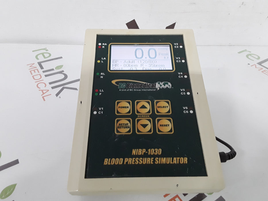BC Biomedical NIBP-1030 Blood Pressure Simulator