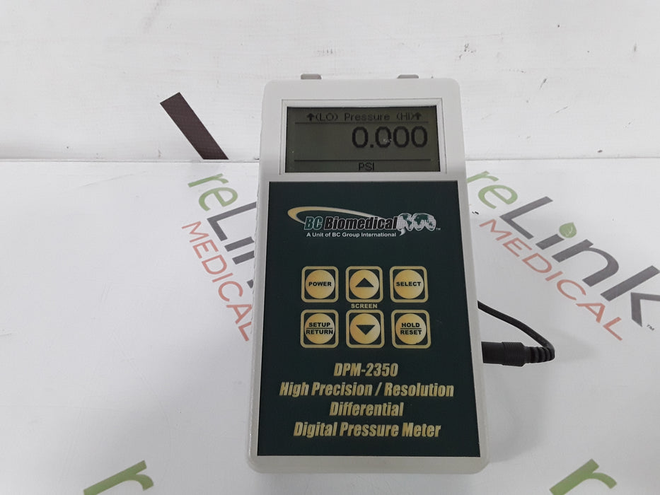 BC Biomedical DPM-2350 High Precision/Resolution Differential Digital Pressure M