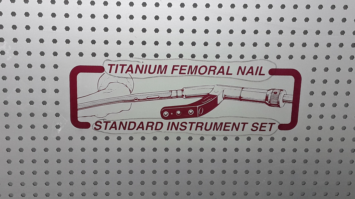 Synthes, Inc. Titanium Femoral Nail Standard Instrument Set