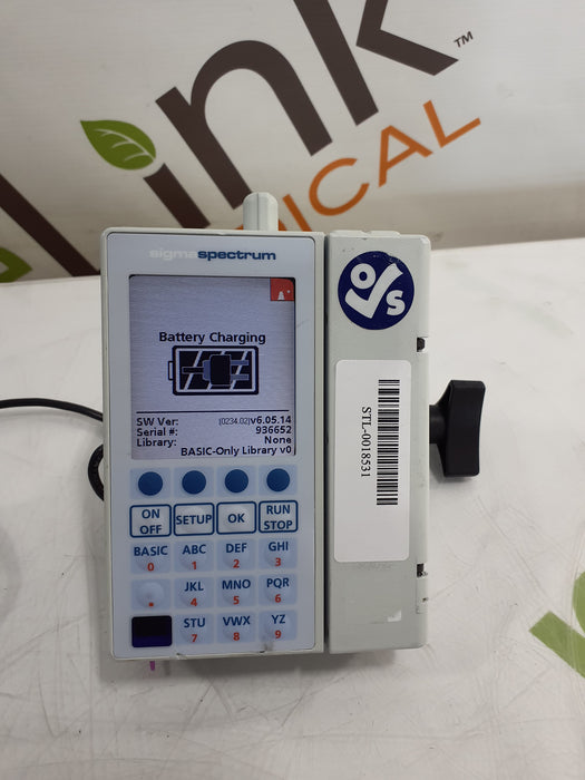 Baxter Sigma Spectrum 6.05.14 with B/G Battery Infusion Pump