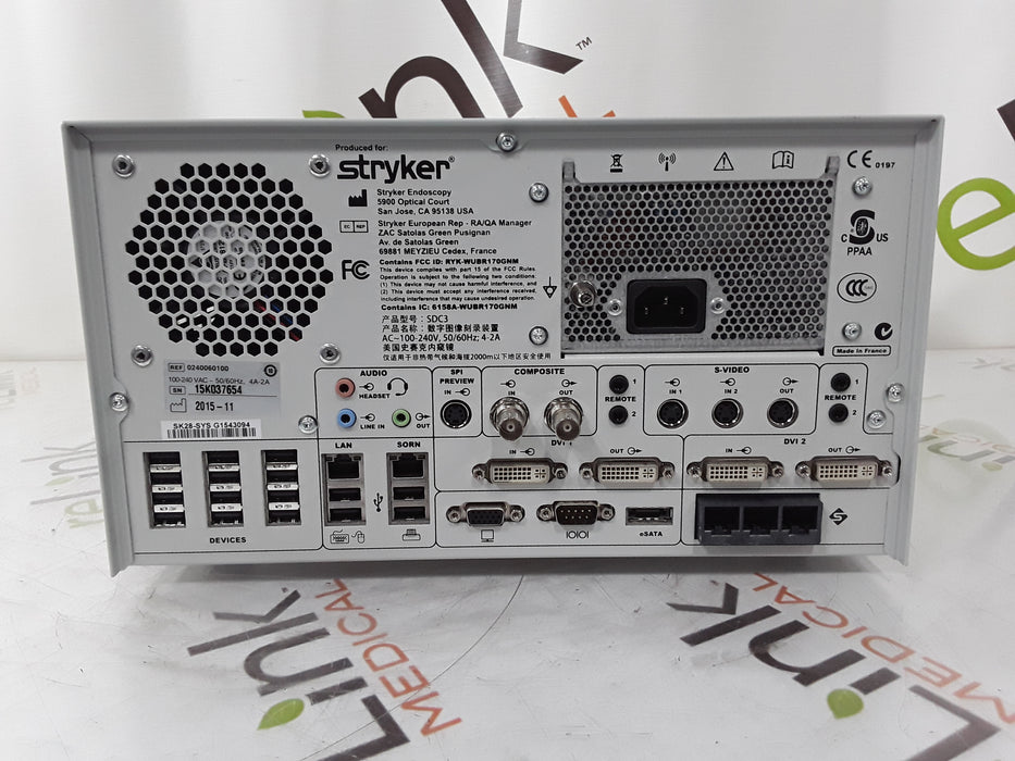 Stryker SDC3 240 060 100 Image Management System