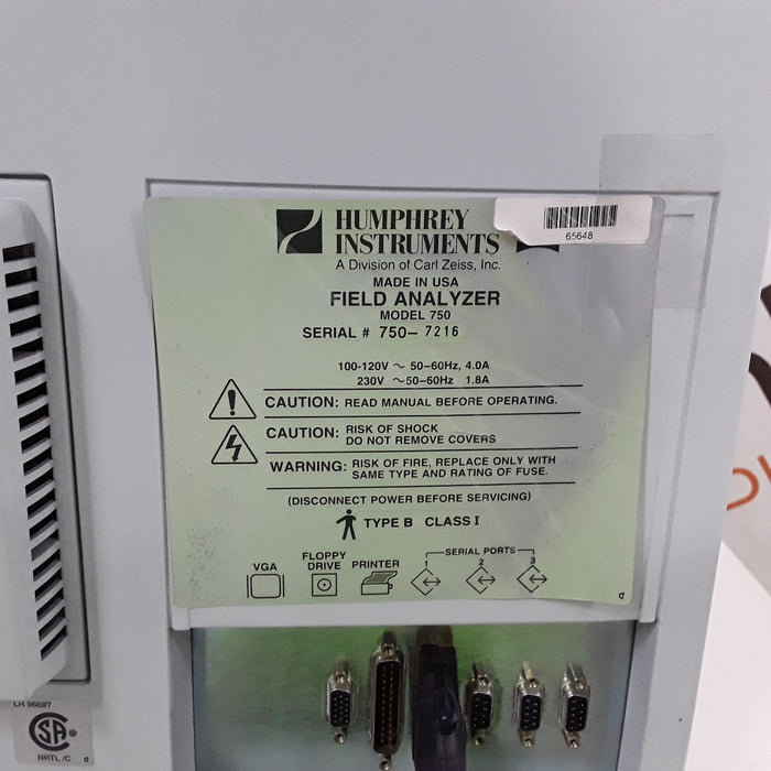 Carl Zeiss 750 Humphrey Field Analyzer