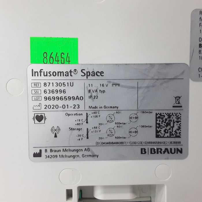 B. Braun Infusomat Space Infusion Pump
