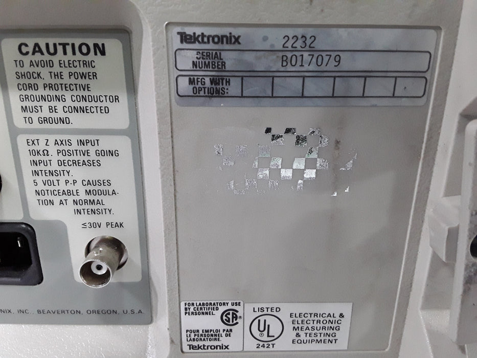 Tektronix 2232 Oscilloscope