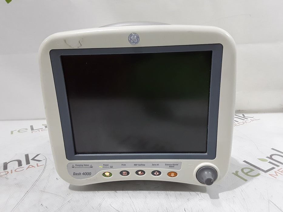 GE Healthcare Dash 4000 - Masimo SpO2 Patient Monitor