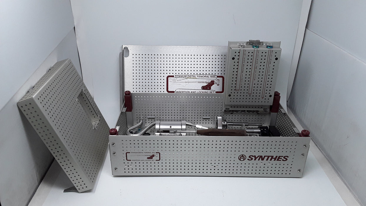 Synthes, Inc. Titanium Distal Femoral Nail Insertion and locking set