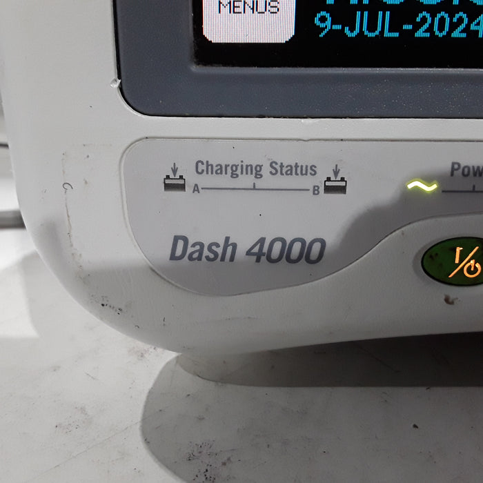 GE Healthcare Dash 4000 - Masimo SpO2 Patient Monitor