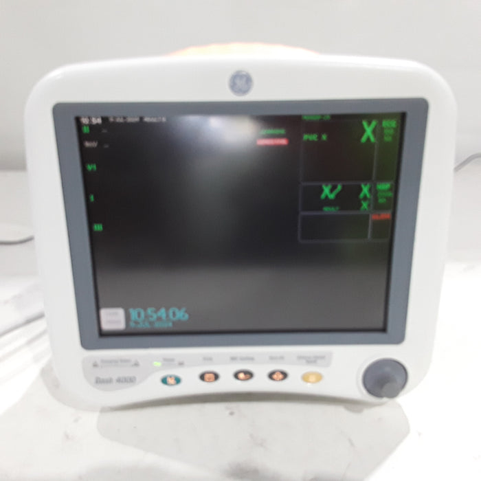 GE Healthcare Dash 4000 - Masimo SpO2 Patient Monitor