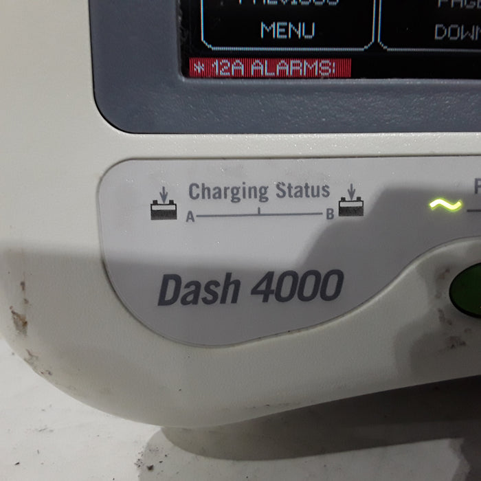 GE Healthcare Dash 4000 - Masimo SpO2 Patient Monitor