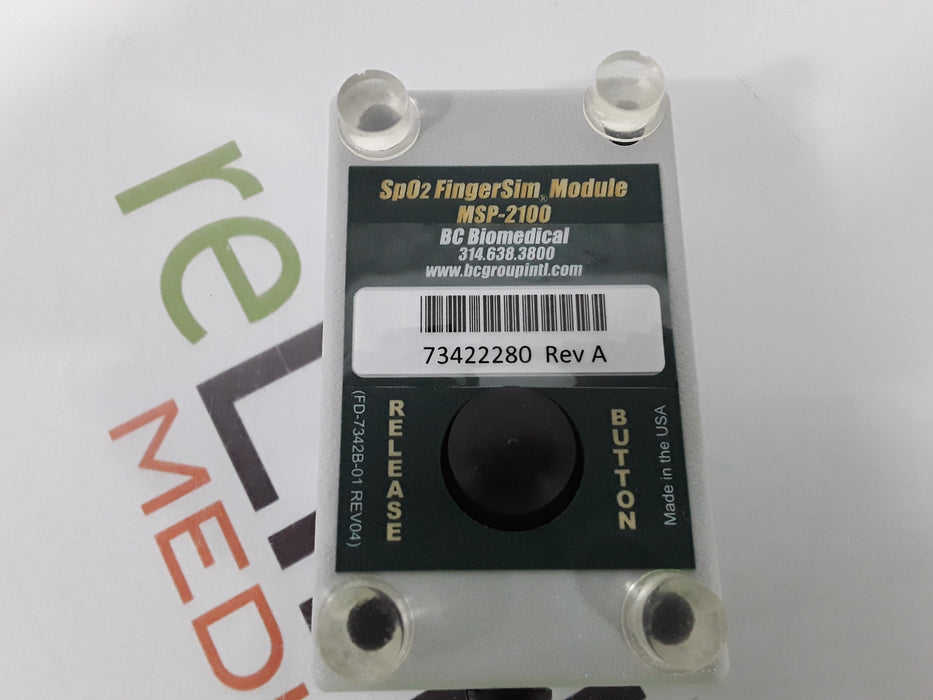 BC Biomedical MSP-2100 SpO2 FingerSim Module