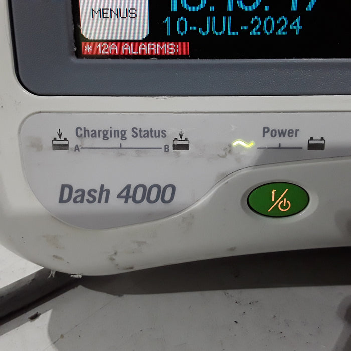 GE Healthcare Dash 4000 - Masimo SpO2 Patient Monitor