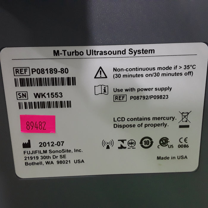 Sonosite M-Turbo Ultrasound