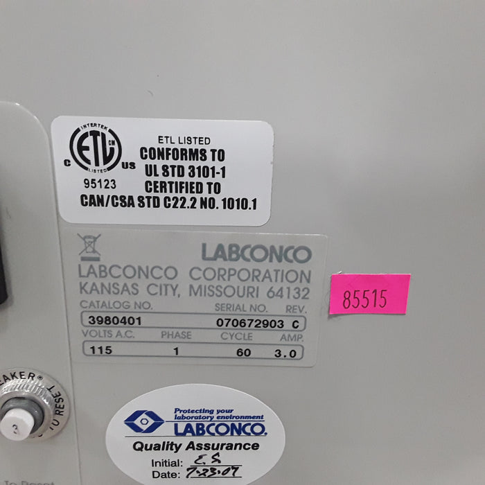 LabconCo Corp Purifier Class 4' Safety Enclosure