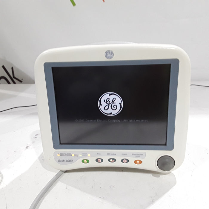 GE Healthcare Dash 4000 - Masimo SpO2 Patient Monitor